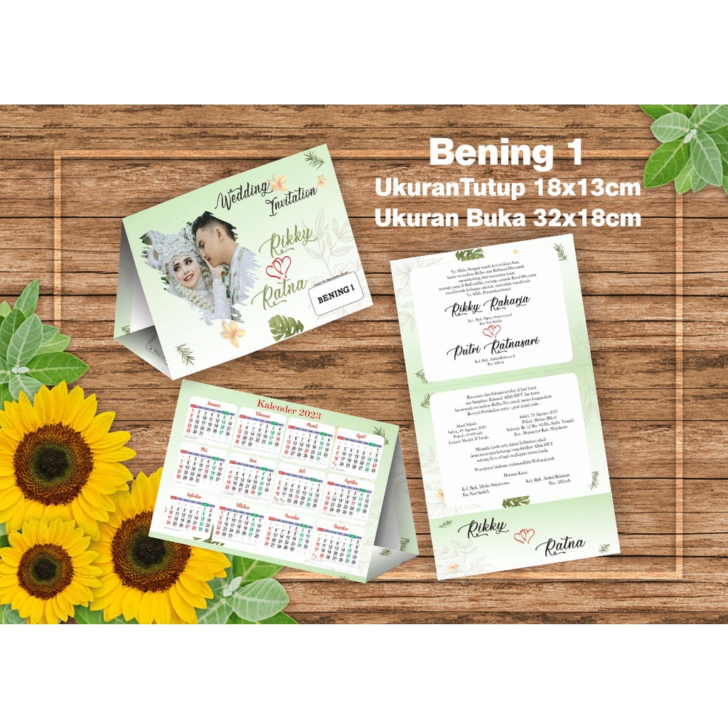 

UNDANGAN PERNIKAHAN SERI BENING KALENDER 2023