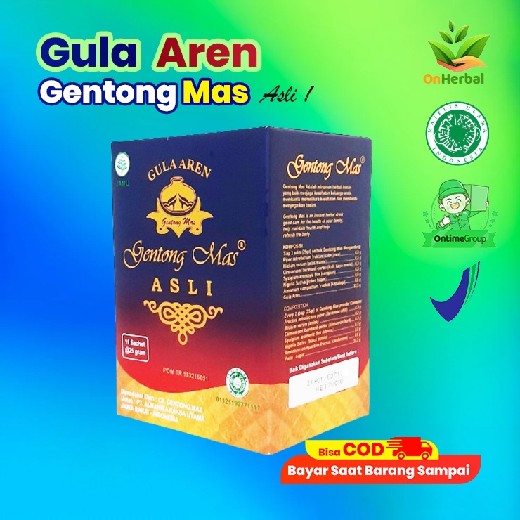 

GENTONG MAS MINUMAN GULA AREN REMPAH IMMUNE BOOSTER ON HERBAL