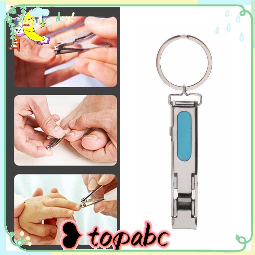 Top Nail Clipper EDC Keyring Pemotong Perawatan Ujung Kaki