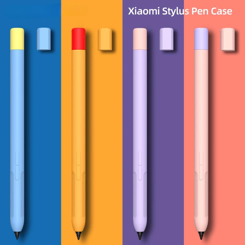 Silikon Stylus Pensil Case Untuk Xiaomi Non-slip Anti Jatuh Lembut Lengan Tablet Pen Pelindung