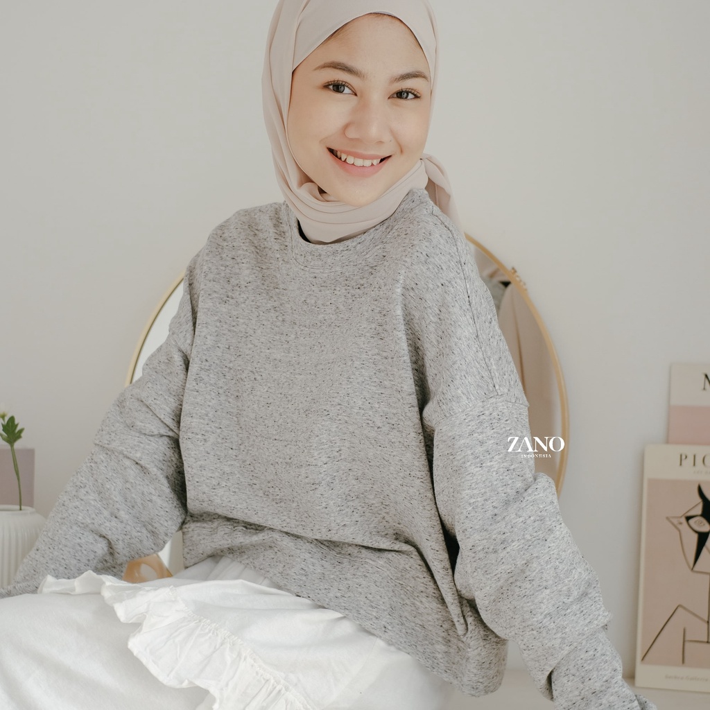 ZANO BASICS Sweater Crop Bianca