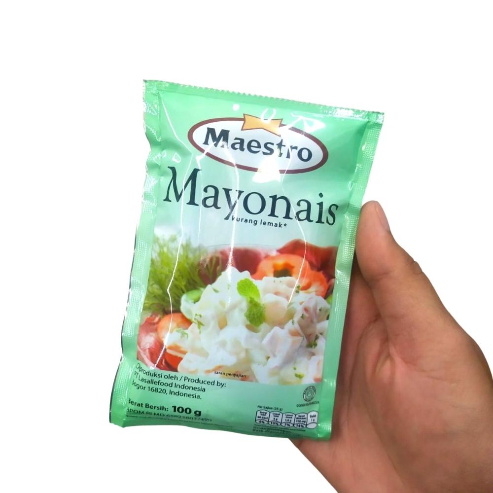 

Mayonais Maestro 100gr Kurang Lemak Kemasan Refill Praktis Mayo