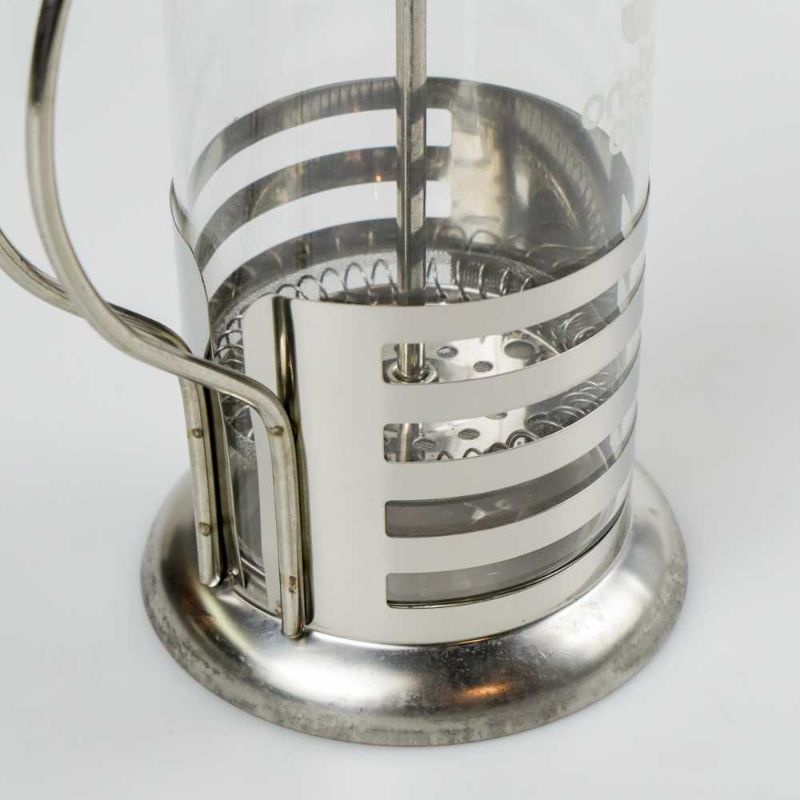 One Two Cups French Press Coffee Maker Pot Stripe Pattern 350ml - KG72I