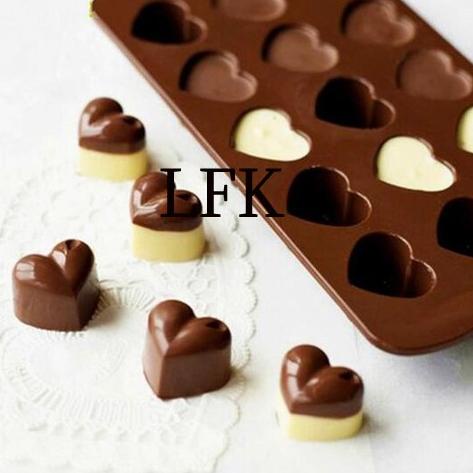 ㋿Q IMPORT CCS LOVE CETAKAN COKLAT SILIKON TITIK DOT LOVE HEART HATI ICE DIAMOND PERMATA VALENTINE JE