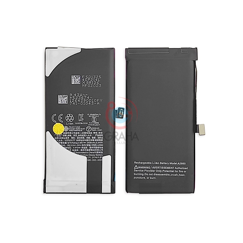 BATERAI / BATTERY / BATRE IP 13 MINI