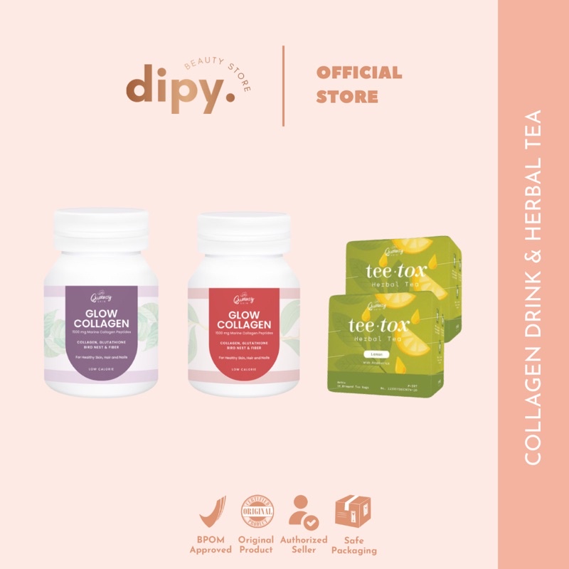 COLLAGEN DRINK SUPLEMEN PENCERAH PEMUTIH KULIT BADAN TUBUH BPOM