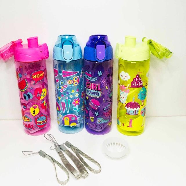 Paling Laris HX658 Botol Air Minuman Anak BPA Free Drinking Water Bottle 600ML 0327