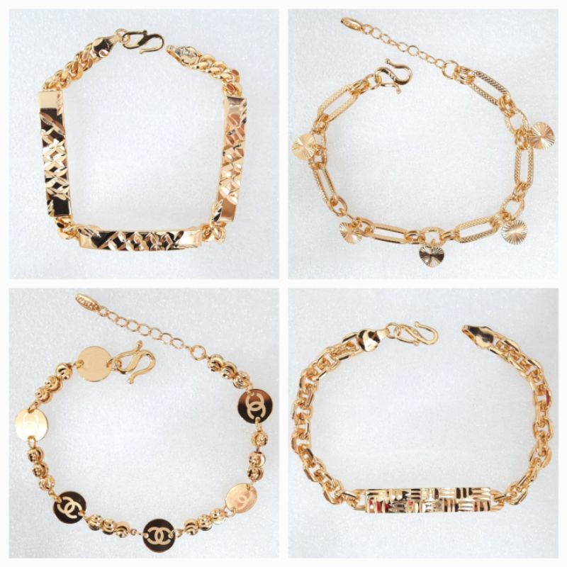 gelang rantai emas wanita dewasa RT01