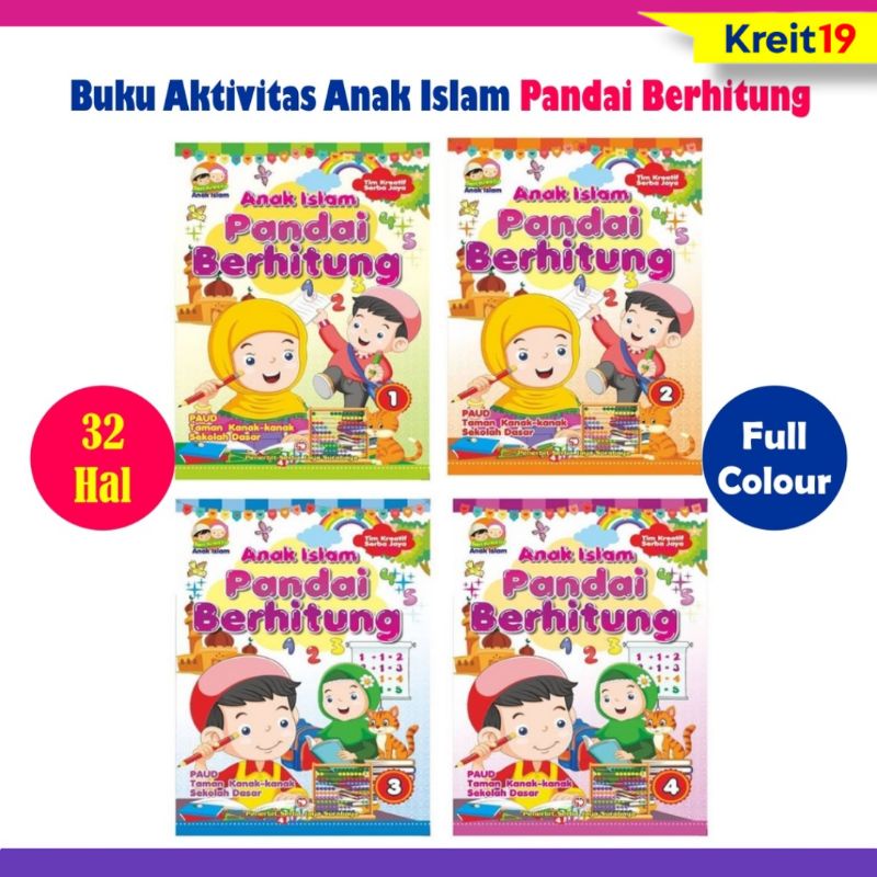 Buku Anak Islam Pandai Berhitung Buku Berhitung Untuk Anak PAUD TK SD