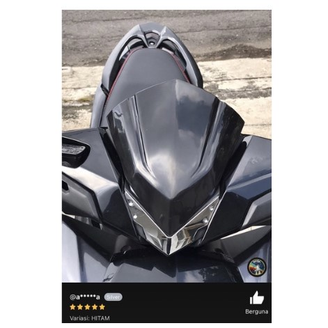 VISOR VARIO CBS 160 vario 150 MODEL SEPERTI ORIGINAL HONDA WIND SHIEL VARIO VISOR VARIO 160 CBS NEW