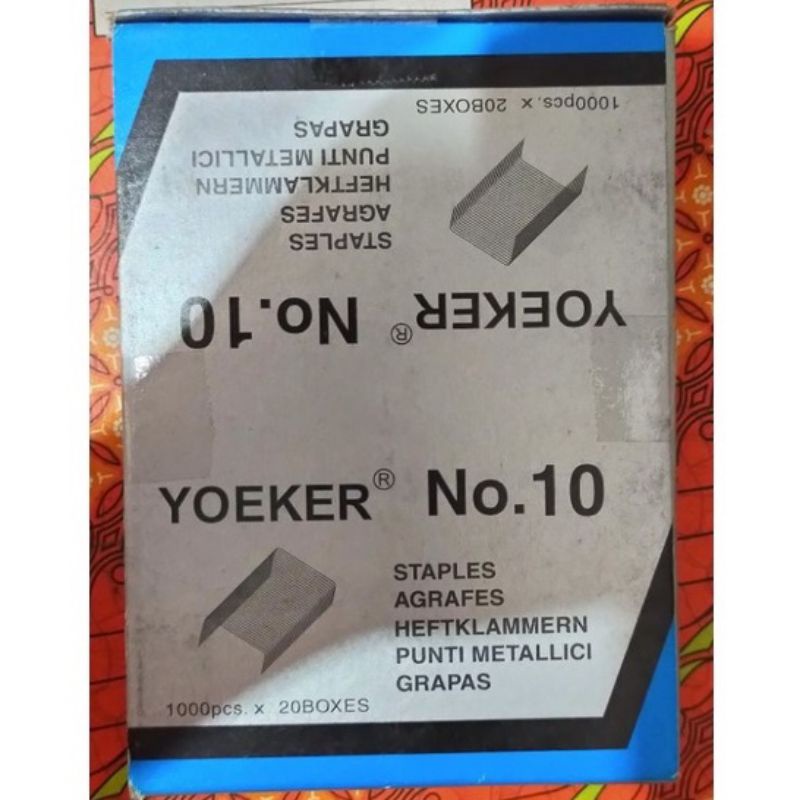 

[TERMURAH] STEPLES/ATOM YOEKER NO 10