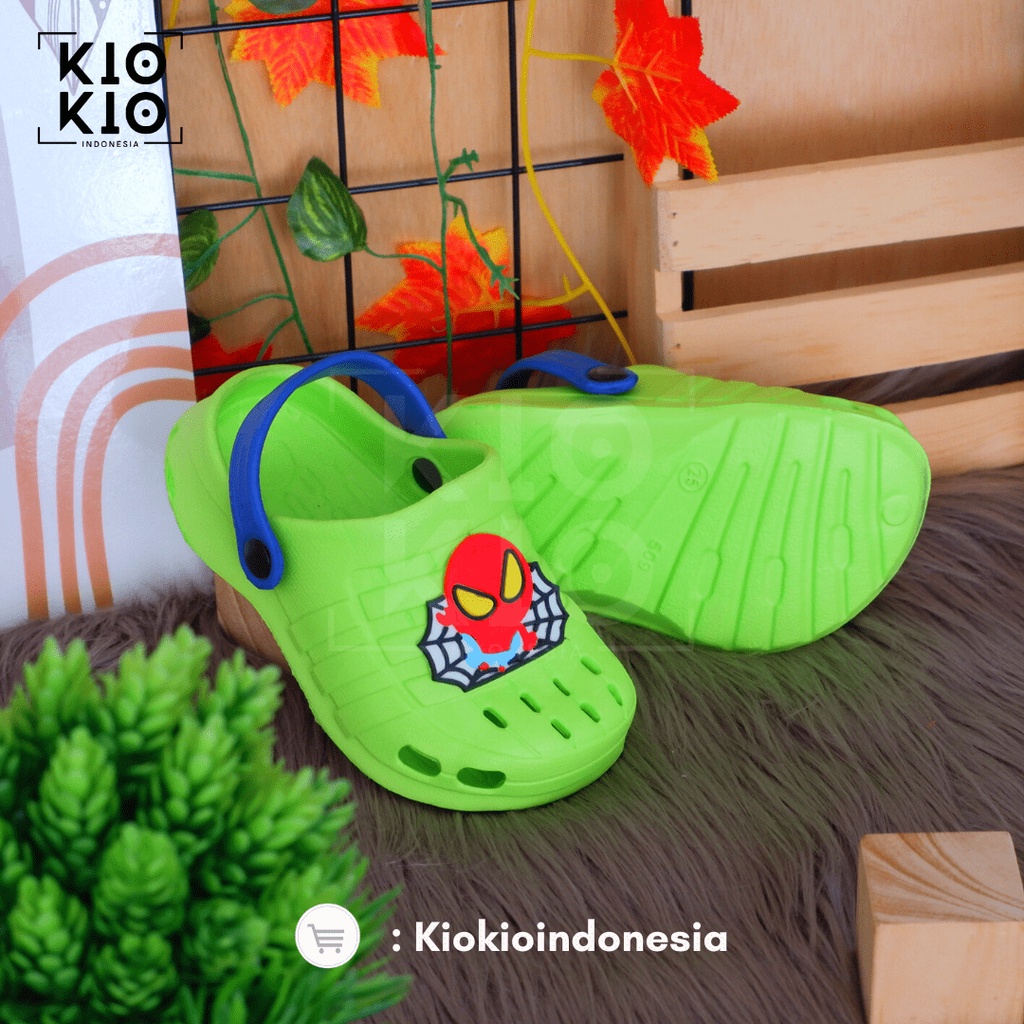 Sandal Sepatu Anak bakpao Karet / Sandal Baim Anak / Sandal Kodok Anak Empuk Nyaman Anti Slip size 19 s/d 29