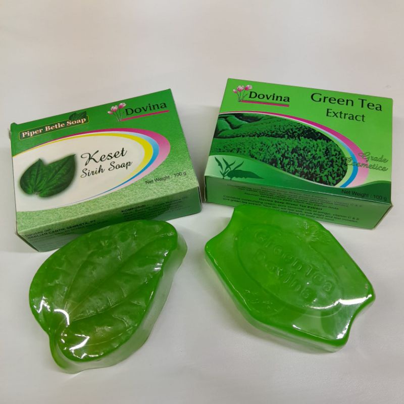 Grosir 3pcs] DOVINA SABUN SIRIH/GREEN TEA 100GR ORIGINAL