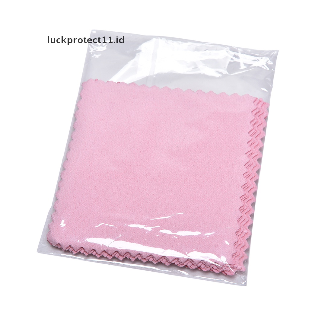 /Fashion Hot// Fashion// 10x New Jewelry Polishing Cloth Cleaning Untuk Plaum Gold Dan Sterling Silver.