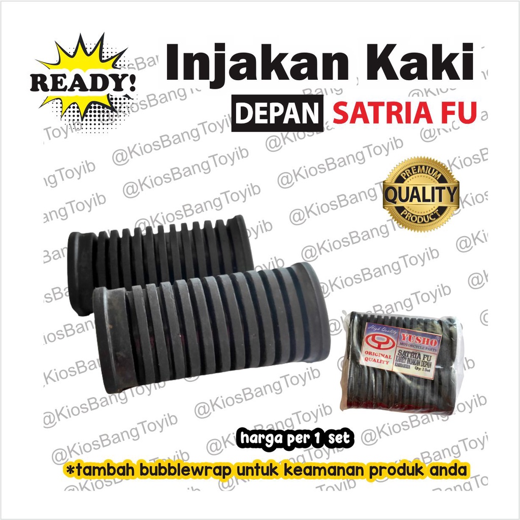 Karet Footstep Barstep DEPAN / Pijakan Kaki Depan SATRIA FU (yusho)