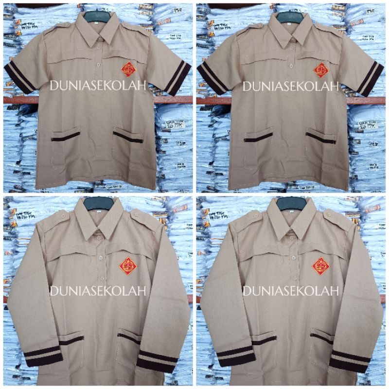 Martin - Baju Pramuka Siaga SD MI Laki Perempuan Bahan Rapilo Nasional Premium