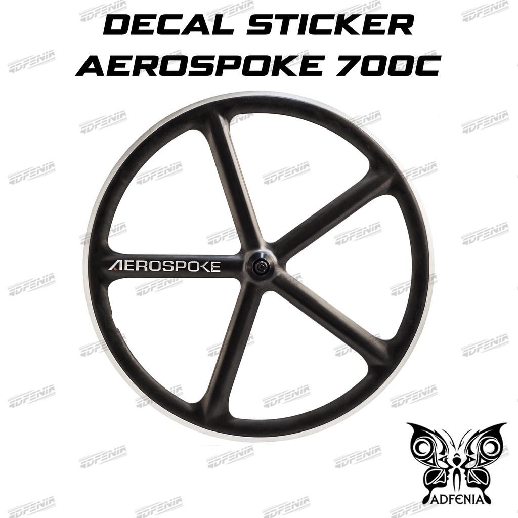 Stiker Decal Rims Aerospoke 700c