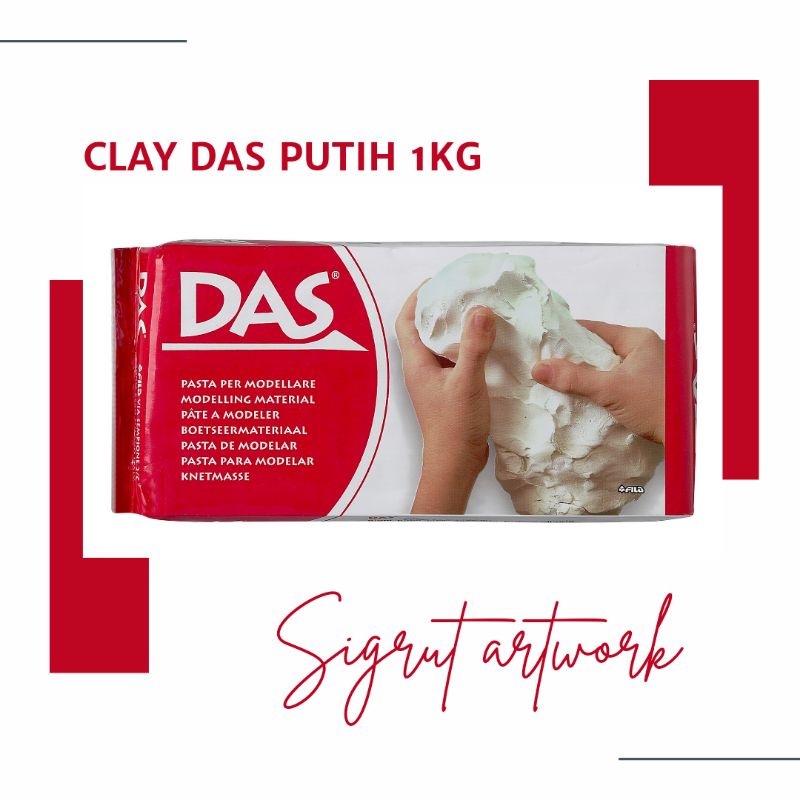 Clay DAS Putih 1kg