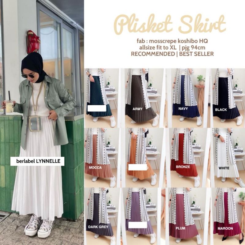 PLISKET SKIRT LYNELLE