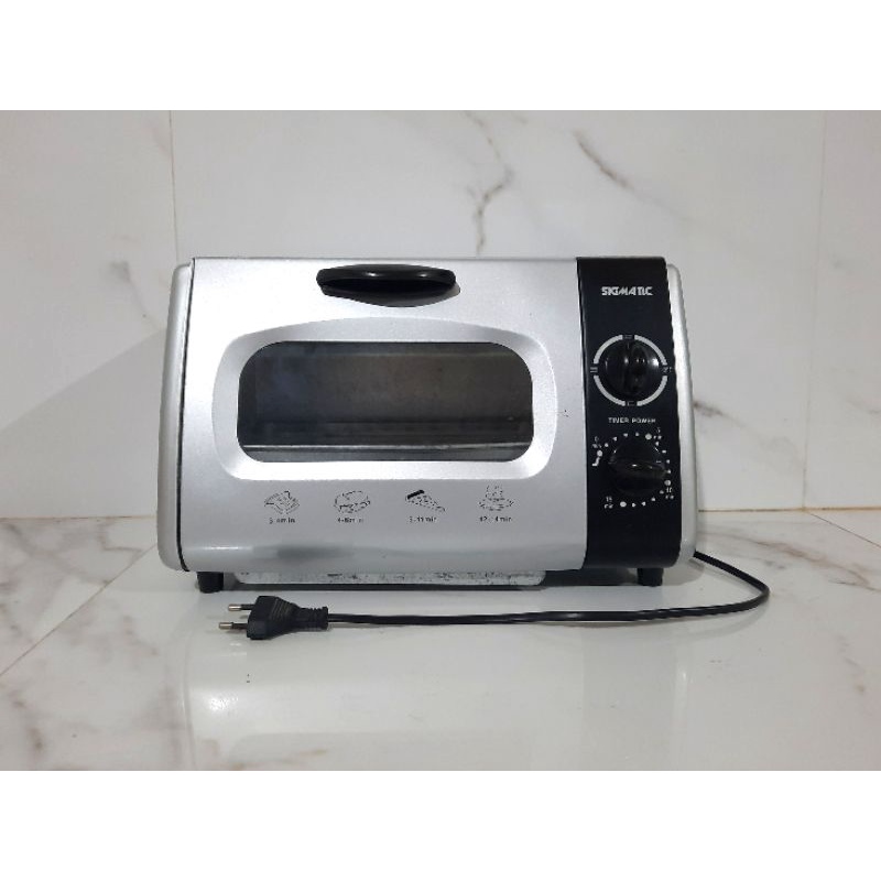 OVEN TOASTER SIGMATIC STO-10 PEMANGGANG ELEKTRIK MINI MODEL VINTAGE KAPASITAS 10 LITER UNTUK ROTI PI