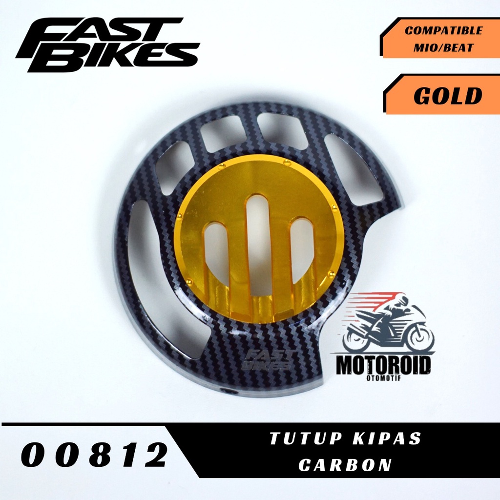 Cover Tutup Kipas Cnc Carbon Matic Honda Yamaha Beat Mio Scoopy Mio Soul Xeon Mio j Universal