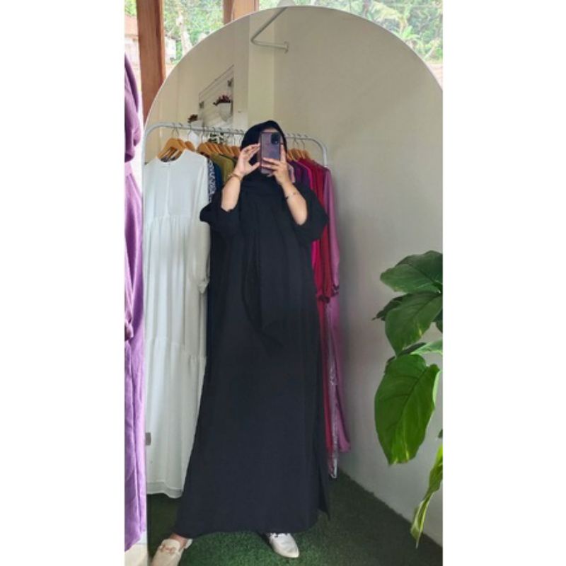 Long Daily basic tunik midi oversize