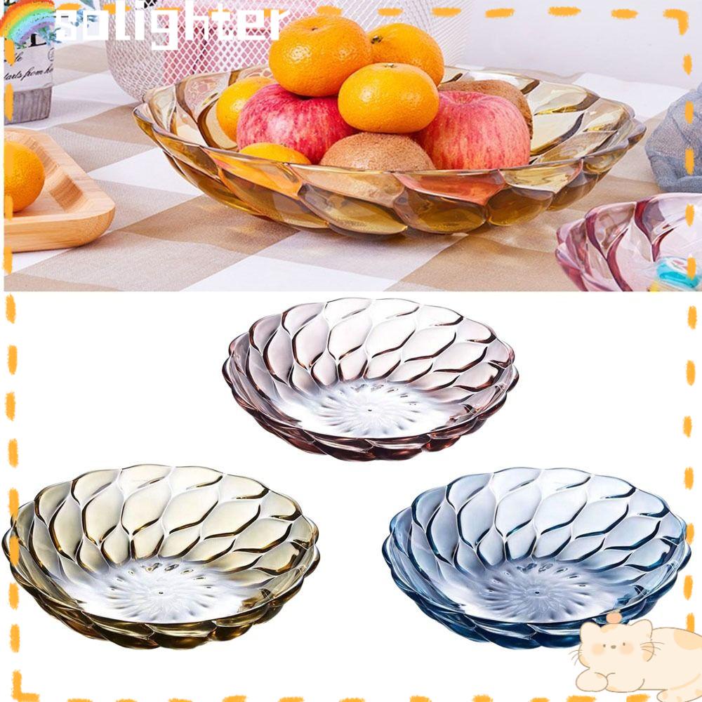 Solighter Nampan Penyimpanan Pesta Pernikahan Rumah Tangga Baking Pastry Storage Desktop Kosmetik Organizer Wadah Makanan Perhiasan Tray Candy Nut Nampan