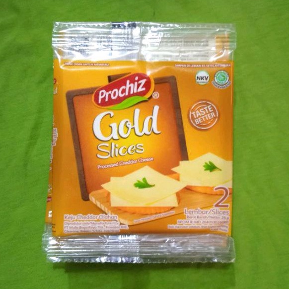 

Prochiz Gold Keju 2 Slice Sachet @26g