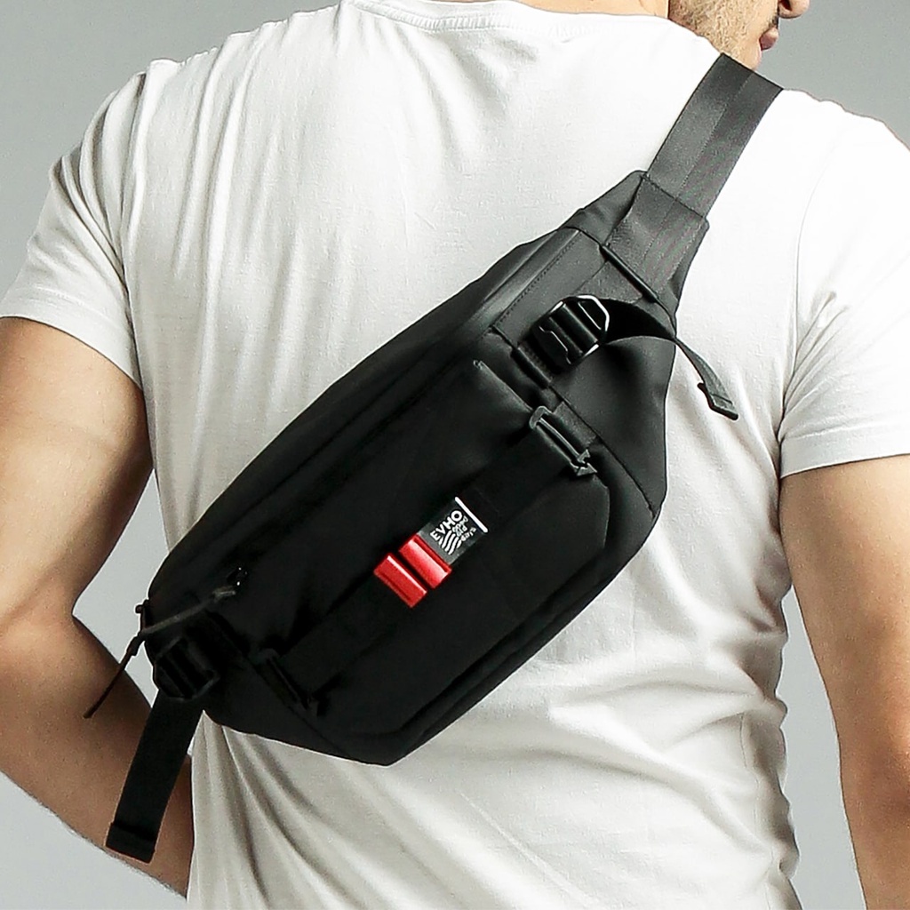 Evho - Hitro Waist Bag I Tas Selempang Pria I Tas Pinggang Waterproof