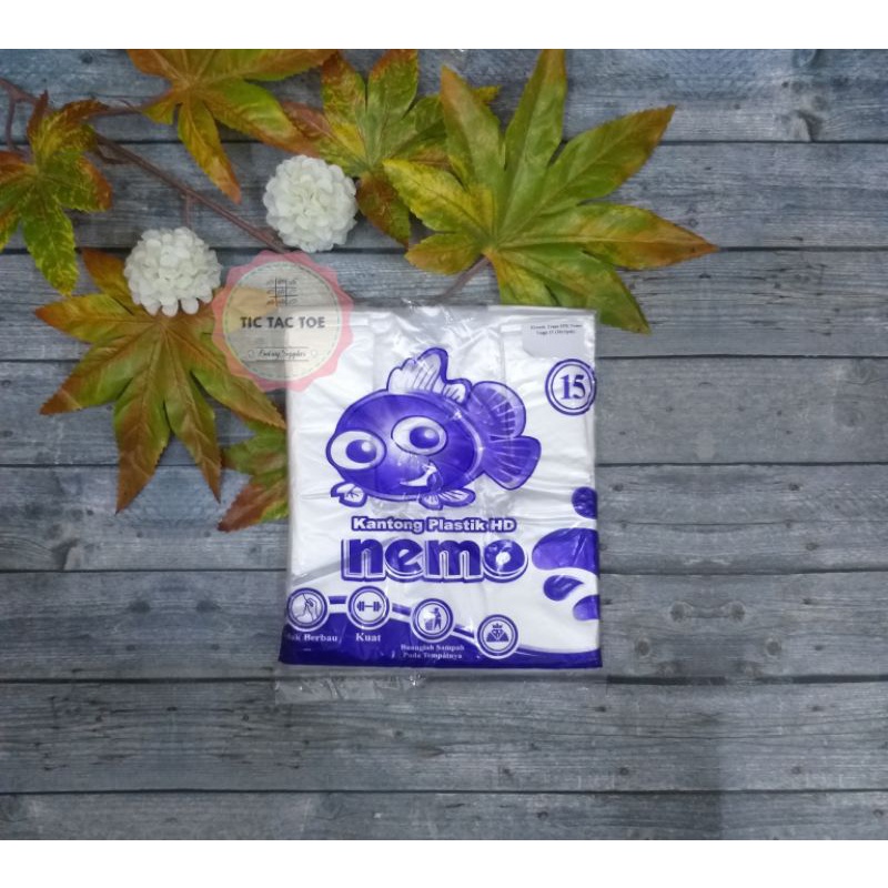 Kantong Kresek Nemo Ungu uk 15