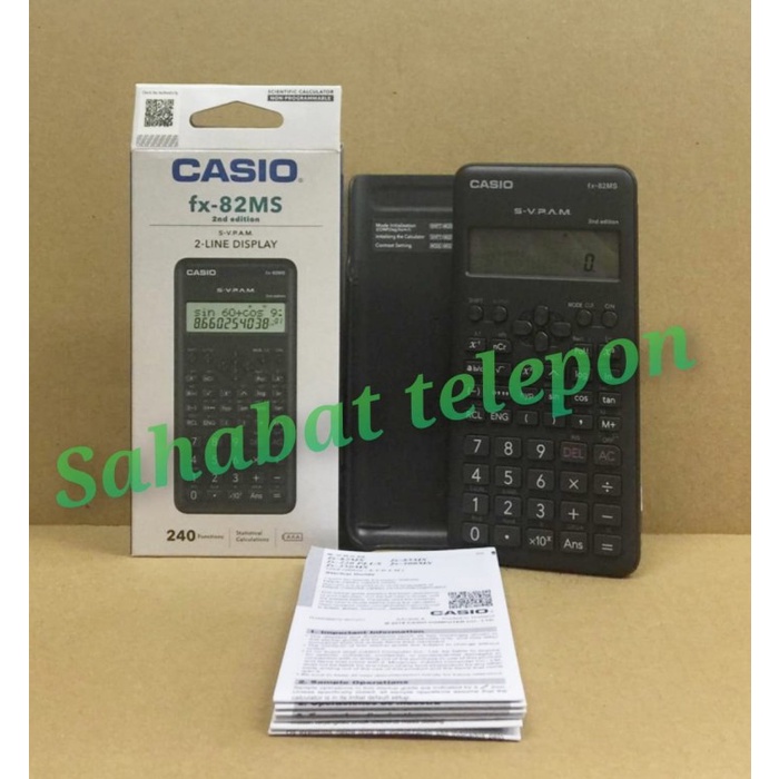 

BERKUALITAS Kalkulator Scientific CASIO FX-82 MS(Original)