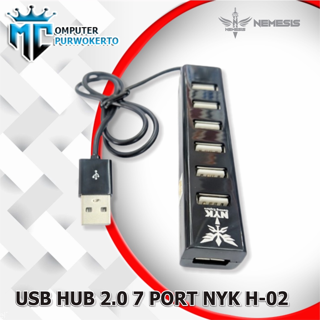 Usb Hub 2.0 7 Port Nyk H-02