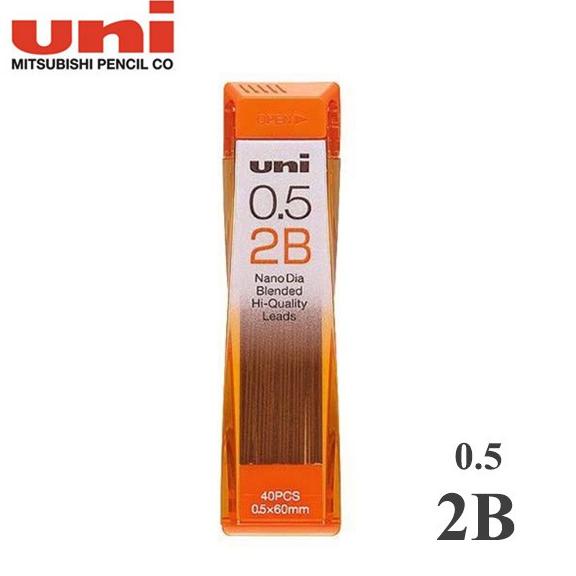 

ラ Uni Nano Dia Pencil Lead / Isi Pensil Mekanik (0.3/0.5/0.7mm) .....