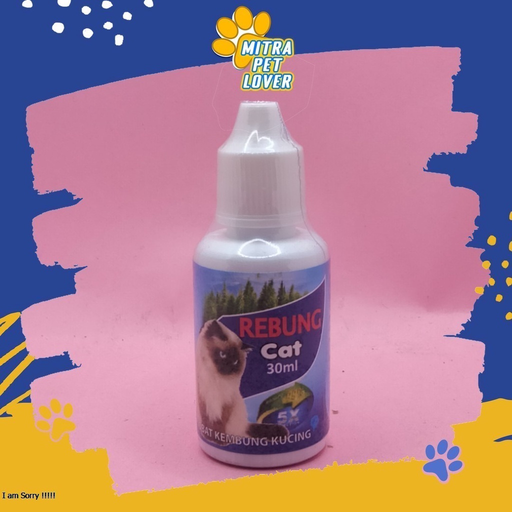 FORMULA MENGATAI KEMBUNG PADA KUCING - REBUNG CAT DROP 30ML - MENGOBATI GAS BERLEBIHAN DAN DIARE DALAM PERUT KITTEN - MURAH ASLI GARANSI KUALITAS ORIGINAL - PET ANIMAL HEALTHCARE &amp; VETERINARY TAMASINDO OBAT KESEHATAN &amp;  VITAMIN TERNAK HEWAN  MITRAPETLOVER