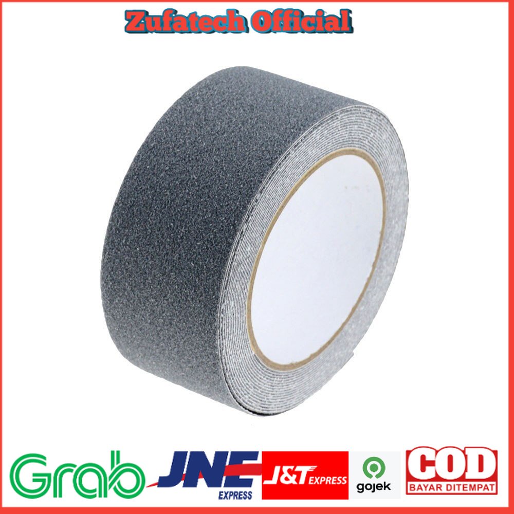 Tape Lakban Safety Grip Anti Slip Strong Traction Size 5 m x 5 cm