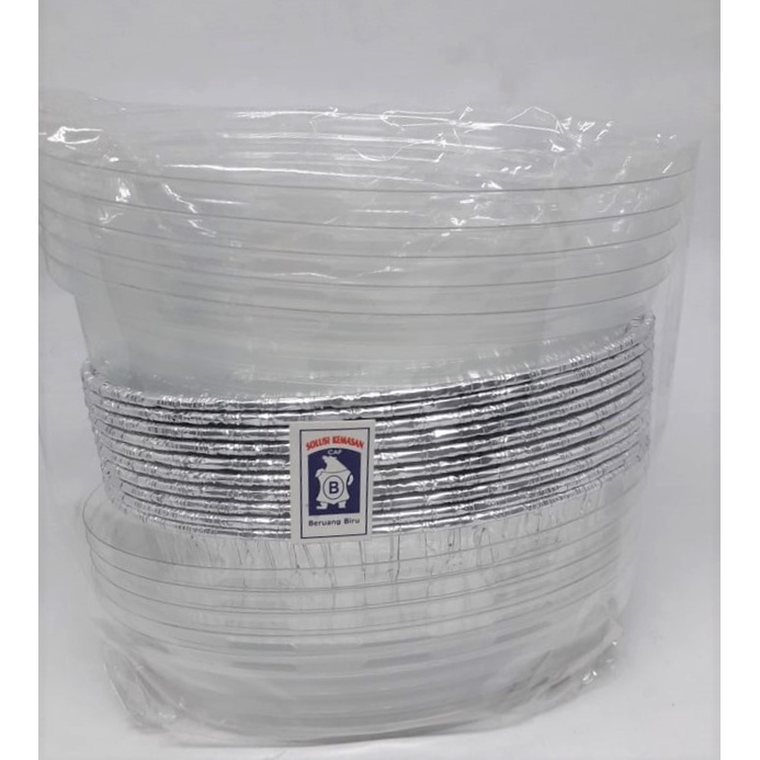 

ALLUMINIUM FOIL CUP + TUTUP 6301 / ALLU TRAY S21 + TUTUP @10 PCS