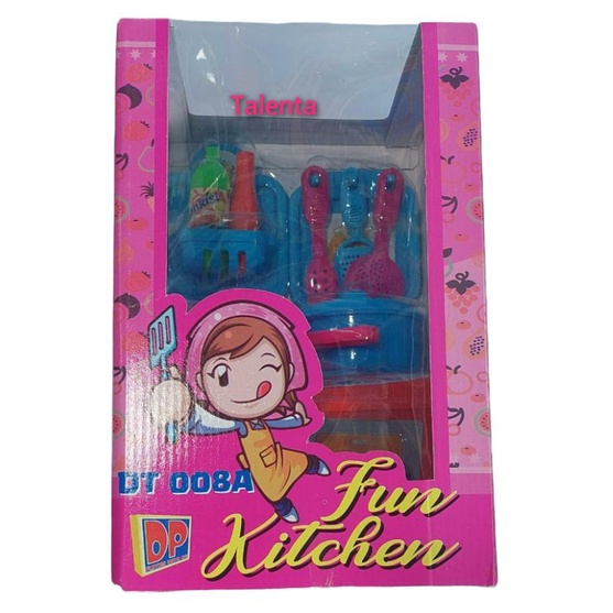 Mainan Anak Masakan Fun Kitchen Cooking Mama DT 008A