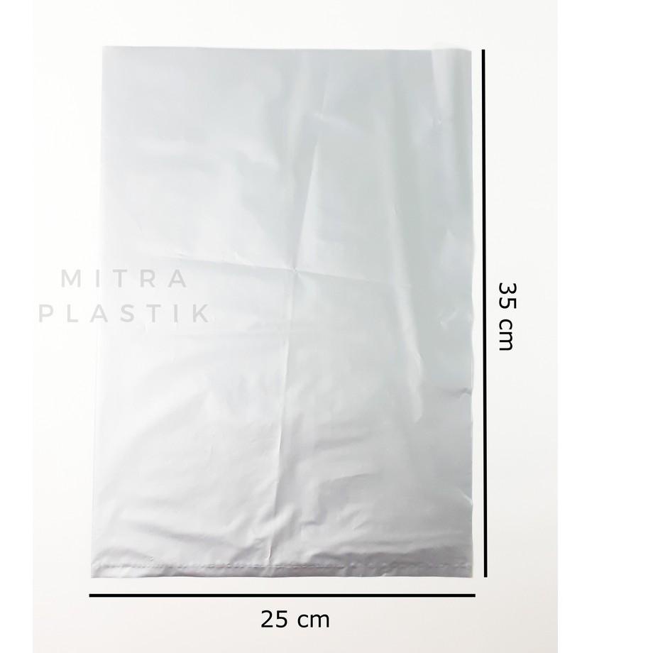 Hadir untuk Anda➜ Plastik HD Tanpa Plong 25x35 REA Kantong Kresek Packing Online Shop Shopping Bag Tebal Silver FU86❥