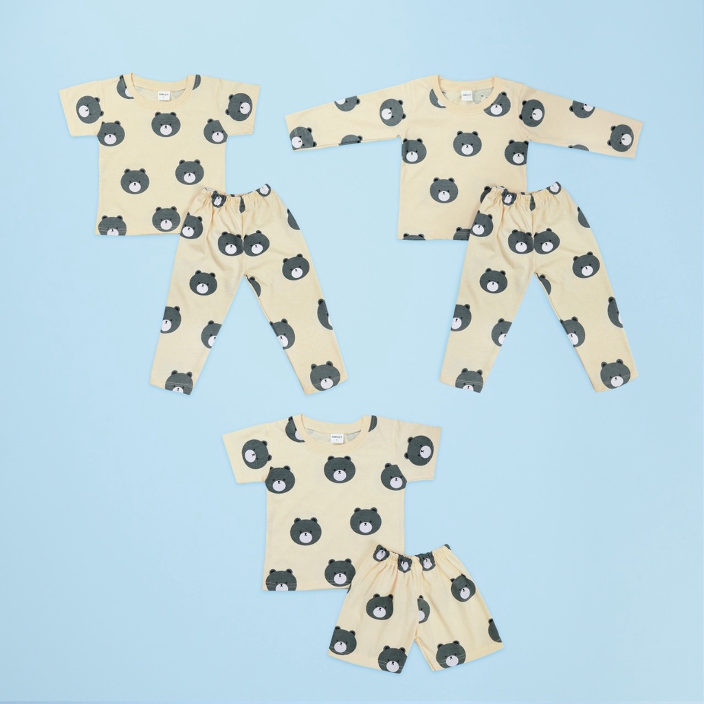 Owlet - setelan anak / piyama anak bergambar / piyama panjang / baju tidur anak