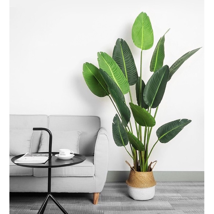 BUNGA DEKORASI | DAUN PISANG PLASTIK | DAUN MONSTERA | BUNGA PLASTIK | BUNGA DAUN PISANG