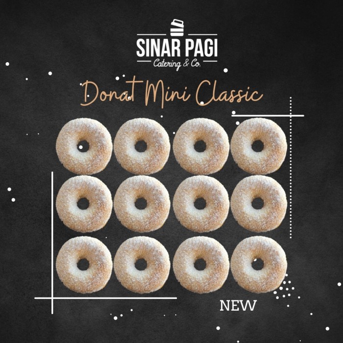 

Donat Mini Premium Sinar Pagi / Donuts Request Rasa Per Box Tx00F2