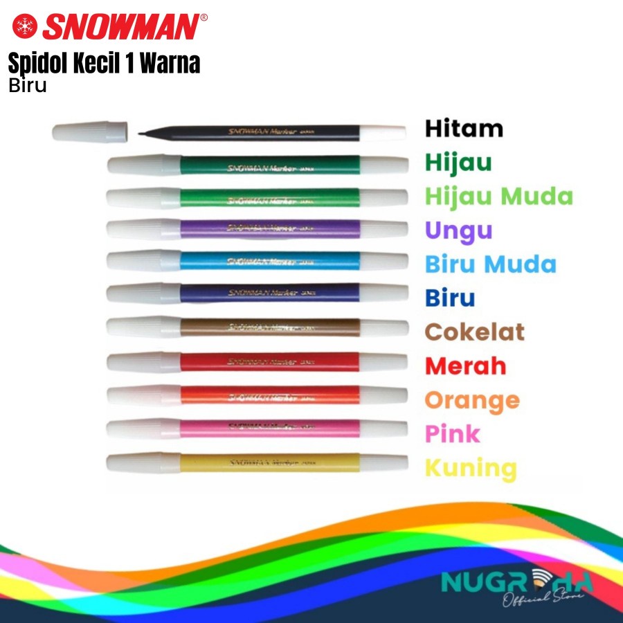 

SPIDOL KECIL 1 WARNA SNOWMAN