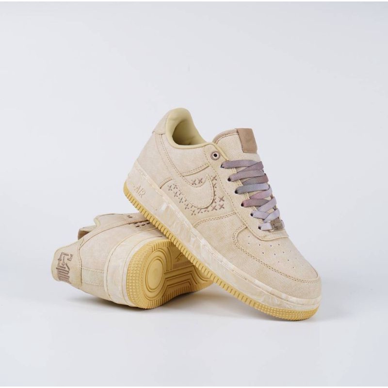 Sepatu AF1 Low NAI - KE Tan Canvas