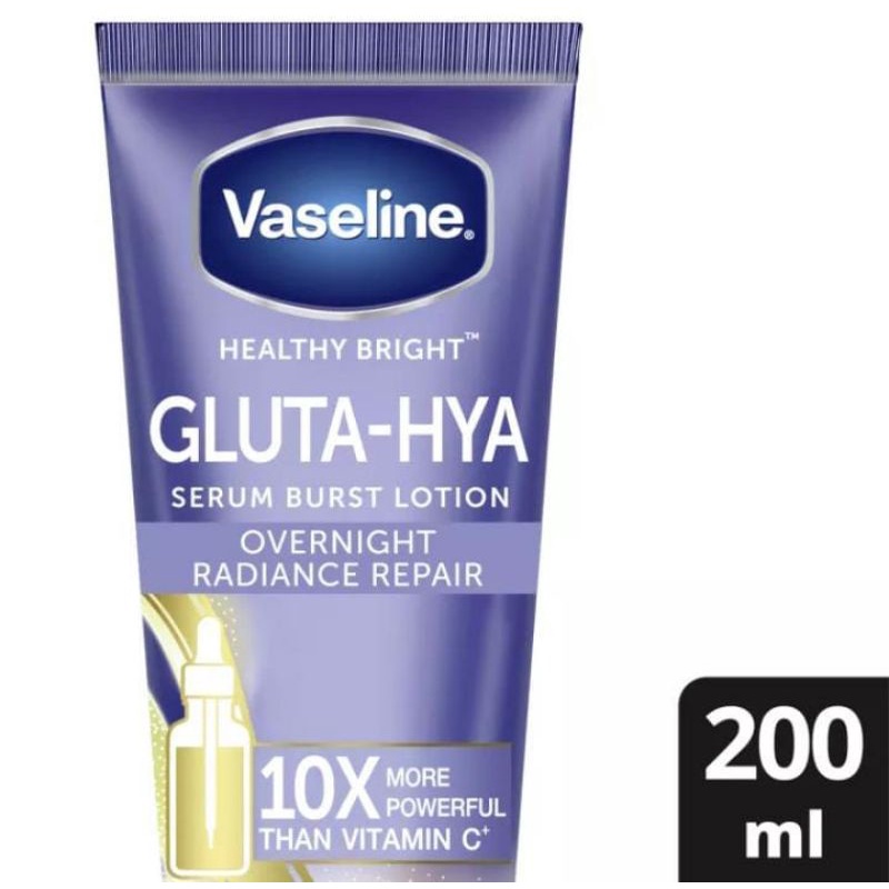 VASELINE GLUTA HYA OVERNIGHT 200ML (UNGU)