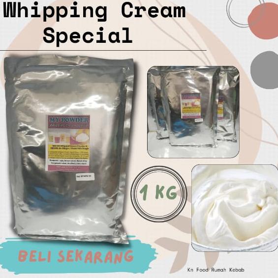 

[KODE PRODUK WKDTO4246] Whipping Cream 1000 gram Whipp Cream SPECIAL - Bubuk Whipping Cream 1Kg