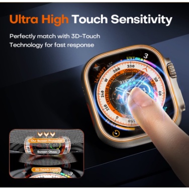 Apple Watch Ultra 49mm Tempered Glass Premium Anti Gores
