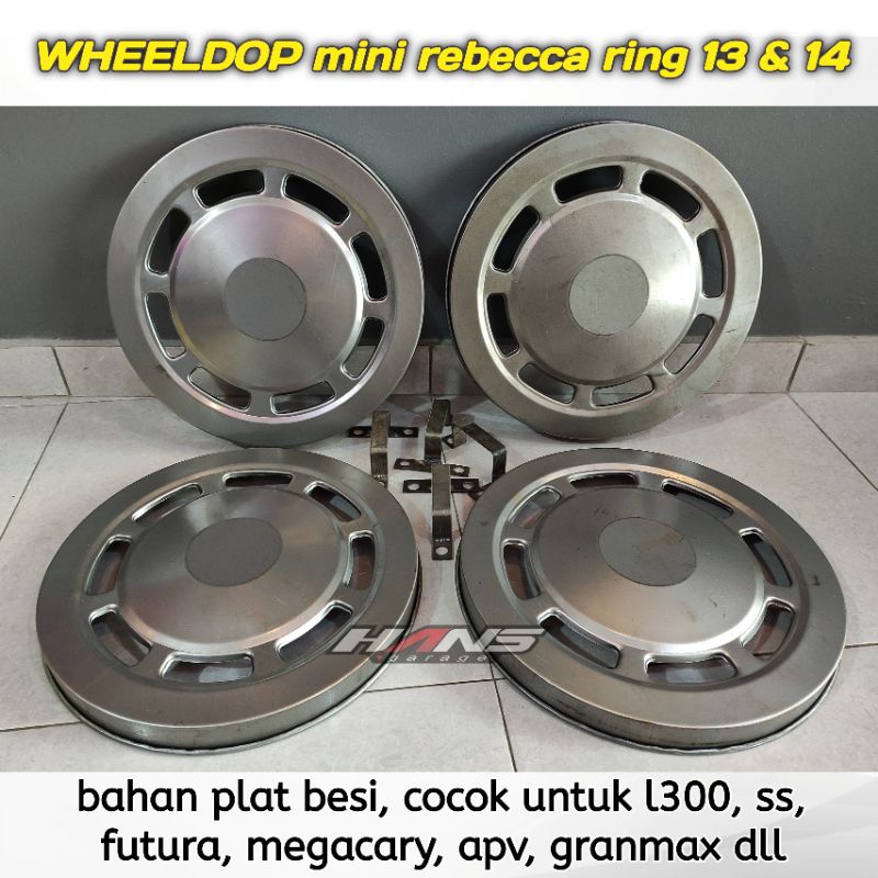 wheeldop rebecca ring 14 dop rebeka wildop rebeca mini plat ring 13 dan 14 bisa dipasang di l300 gra