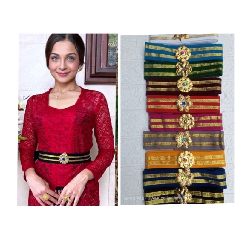 Obi Bludru+bros Ikat Pinggang Tradisional Obi Kebaya Sabuk Kebaya Bali