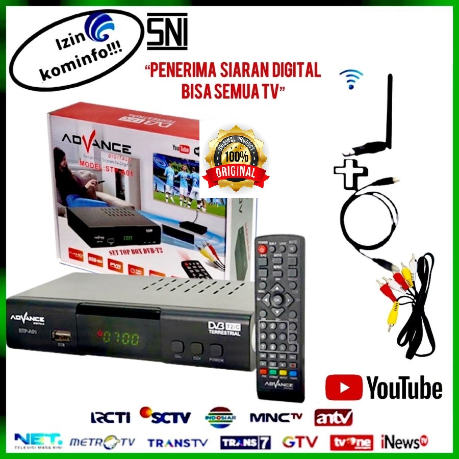 Set Top Box Advance DVB TV TABUNG/TV DIGITAL/STB MURAH