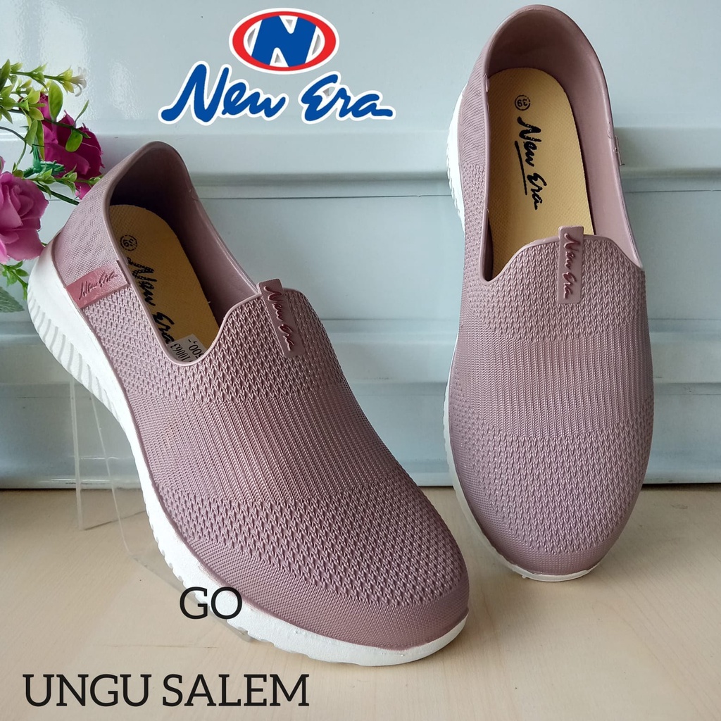 Gof NEW ERA LB 10063 sepatu Wanita Bahan Karet, ringan, lembut, tidak licin, nyaman dipakai Sepatu wanita viral sepatu murah